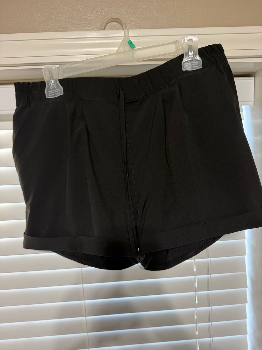ZYIA Black Athletic Pull-On Shorts